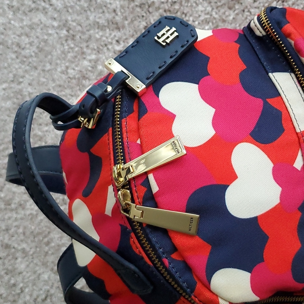 Tommy Hilfiger Heart Print Mini Backpack 🎒 - Picture 2 of 10